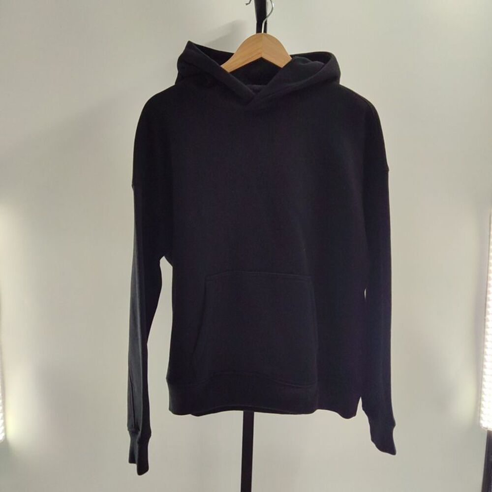 Quince Men Everyday Fleece Hoodie Black S